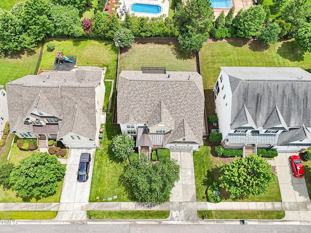 214 Ashdown Forest Ln, Cary, NC 27519 - bird's eye view