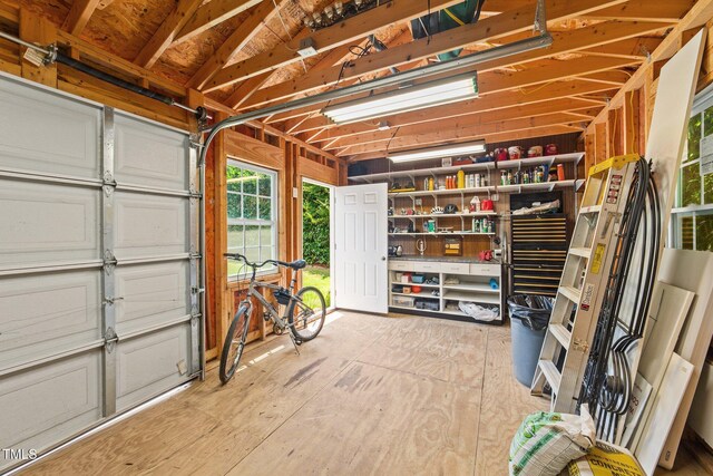 1033 Mills St, Raleigh, NC 27608 - view of garage