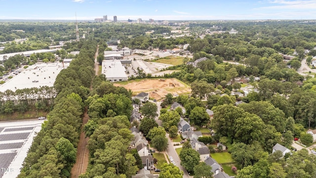 1033 Mills St, Raleigh, NC 27608 - aerial overview of property's location