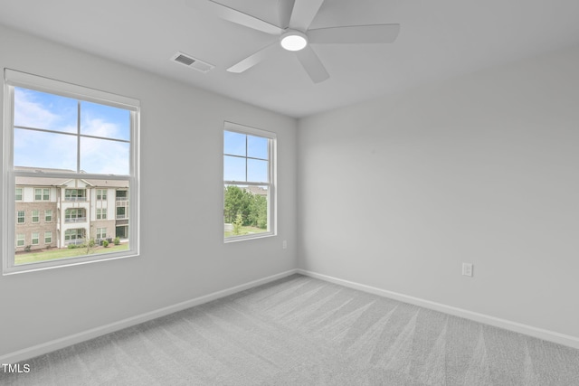 2539 Kasota Ln, Raleigh, NC 27610 - carpeted empty room with baseboards and a ceiling fan