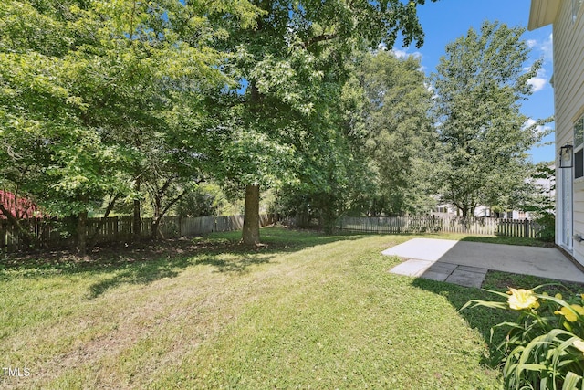105 Leacroft Way, Durham, NC 27703 - fenced backyard featuring a patio area