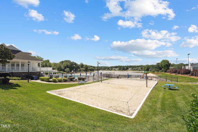 105 Leacroft Way, Durham, NC 27703 - surrounding community with volleyball court