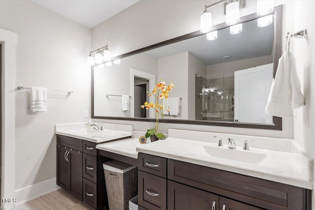 10310 Sablewood Dr Unit 115, Raleigh, NC 27617 - full bathroom featuring vanity and a shower stall