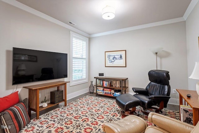 10310 Sablewood Dr Unit 115, Raleigh, NC 27617 - living area with wood finished floors and ornamental molding