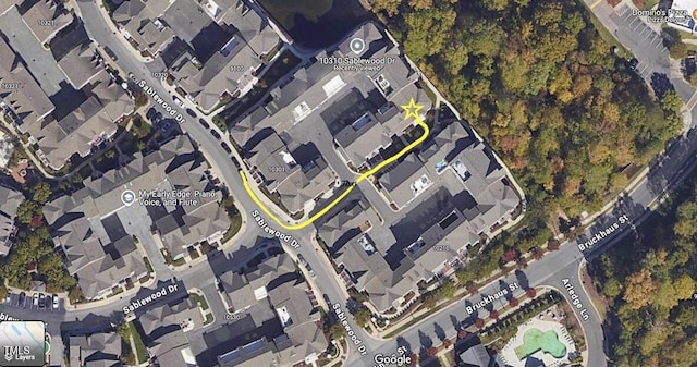 10310 Sablewood Dr Unit 115, Raleigh, NC 27617 - aerial view of property's location