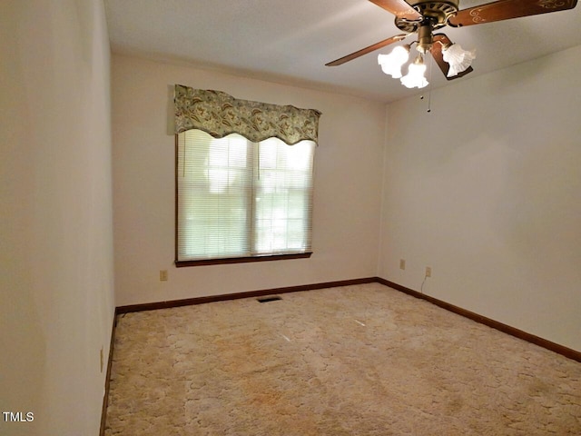 637 Shadywood Ln, Raleigh, NC 27603 - unfurnished room with ceiling fan and carpet flooring