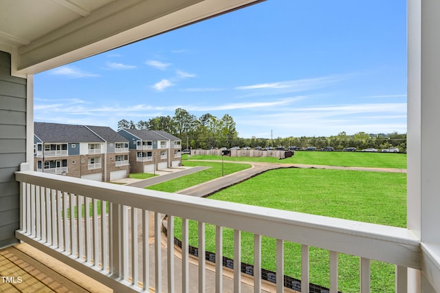549 Forestville Rd, Wake Forest, NC 27587 - balcony featuring a residential view