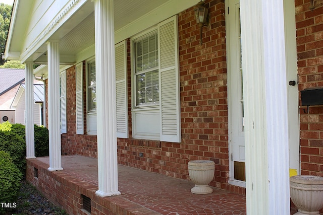 2071 Meadow Ln, Graham, NC 27253 - view of covered porch