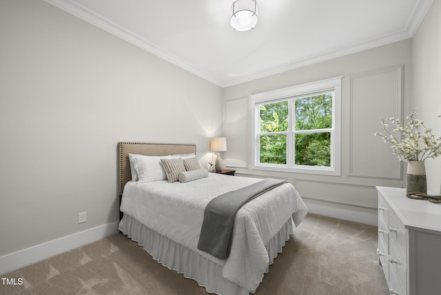 1325 Mackinaw Dr, Wake Forest, NC 27587 - bedroom featuring carpet floors and ornamental molding