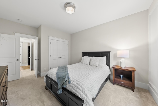 1325 Mackinaw Dr, Wake Forest, NC 27587 - bedroom featuring light colored carpet and a closet