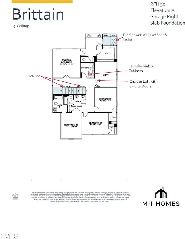 2388 Picual Way Lot 30, New Hill, NC 27562 - view of property floor plan