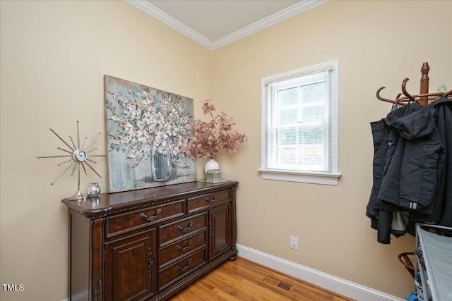 2008 Corberrie Ln, Raleigh, NC 27613 - interior space featuring ornamental molding and wood finished floors