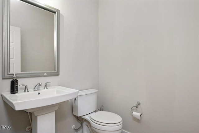 513 Brooks St, Wake Forest, NC 27587 - half bathroom featuring toilet