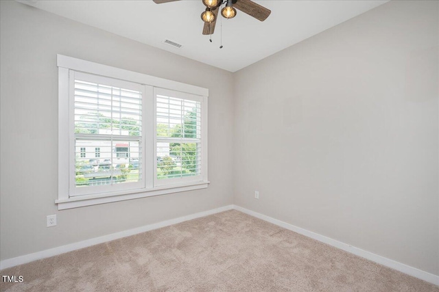 513 Brooks St, Wake Forest, NC 27587 - spare room with carpet floors and ceiling fan