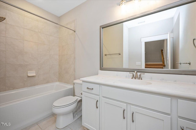 513 Brooks St, Wake Forest, NC 27587 - bathroom featuring vanity, tub / shower combination, and tile patterned floors