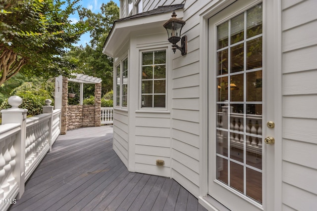 4315 Sugar Pine Ln, Durham, NC 27705 - view of wooden deck