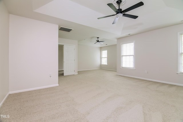 616 Cheselden Dr, Durham, NC 27713 - unfurnished room with light carpet and ceiling fan