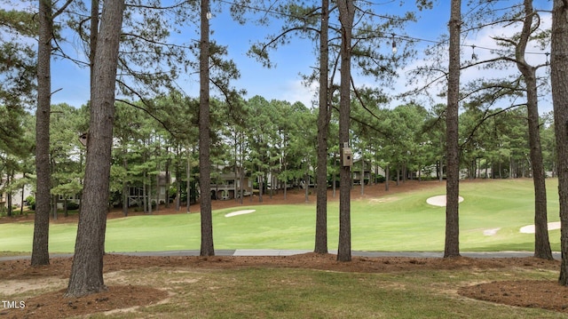763 Heritage Arbor Dr, Wake Forest, NC 27587 - view of home's community featuring a lawn and golf course view