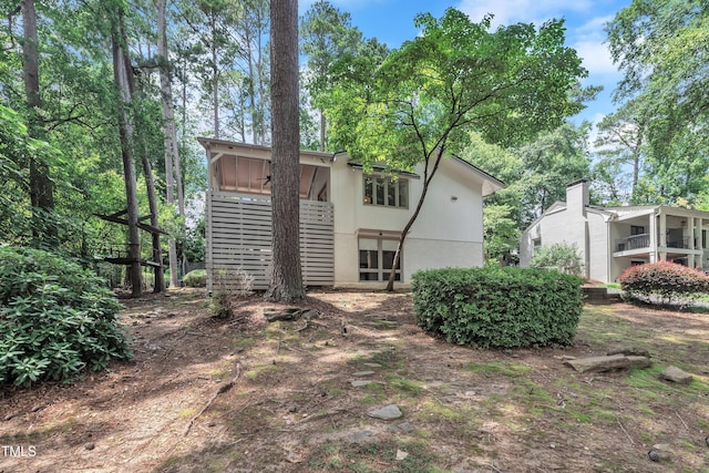 3205 Dell Dr, Raleigh, NC 27609 - back of house