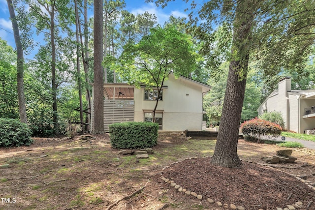 3205 Dell Dr, Raleigh, NC 27609 - rear view of property