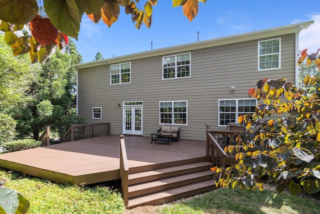 705 Harkness Cir, Durham, NC 27705 - rear view of house with a deck