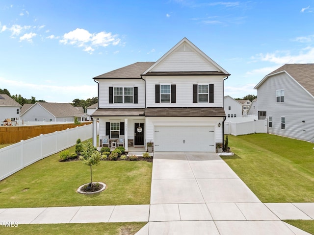3613 Cross Timber Ln, Raleigh, NC 27603 - traditional-style home featuring a porch, driveway, a garage, and a shingled roof