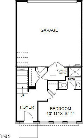 2808 Kempthorne Rd Lot 61, Cary, NC 27519 - view of floor plan / room layout