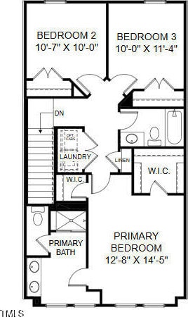 2808 Kempthorne Rd Lot 61, Cary, NC 27519 - view of home floor plan