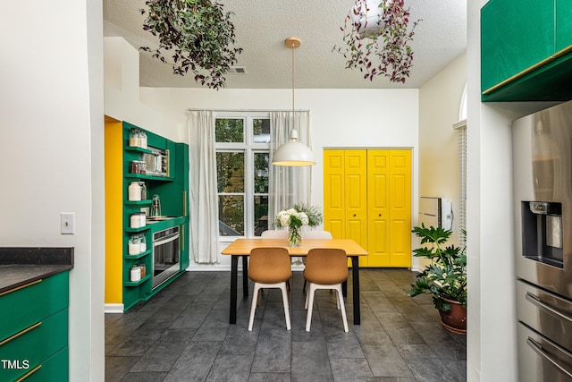 3616 Culater Ct, Raleigh, NC 27616 - dining room with a textured ceiling