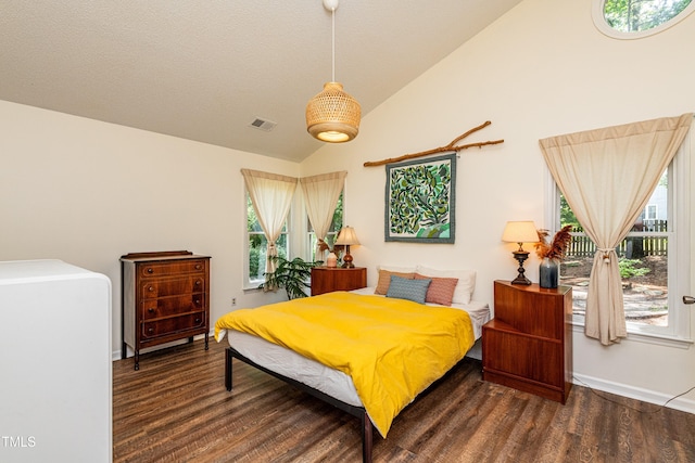3616 Culater Ct, Raleigh, NC 27616 - bedroom with vaulted ceiling and wood finished floors