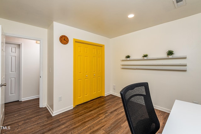 3616 Culater Ct, Raleigh, NC 27616 - unfurnished office featuring wood finished floors and recessed lighting