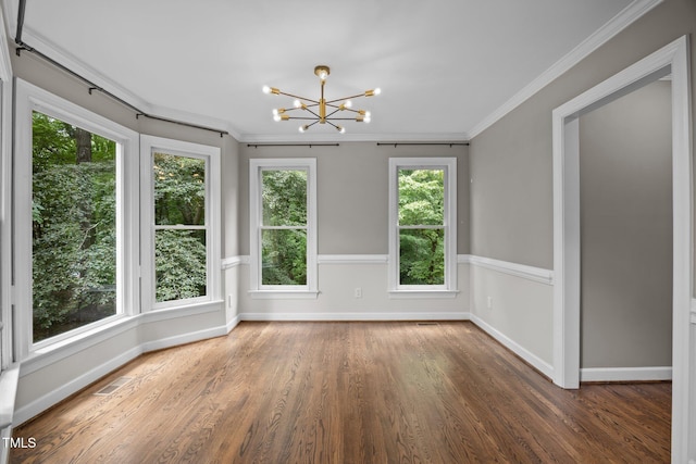 6001 Waters Way Dr, Raleigh, NC 27606 - unfurnished sunroom with a chandelier