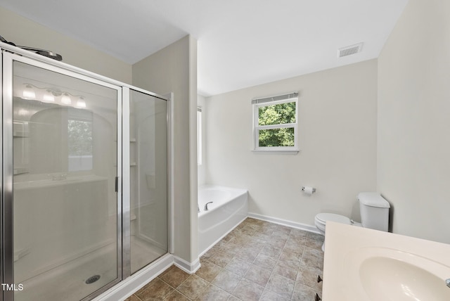 702 Pitch Pine Dr, Creedmoor, NC 27522 - full bathroom featuring a stall shower, a bath, and vanity
