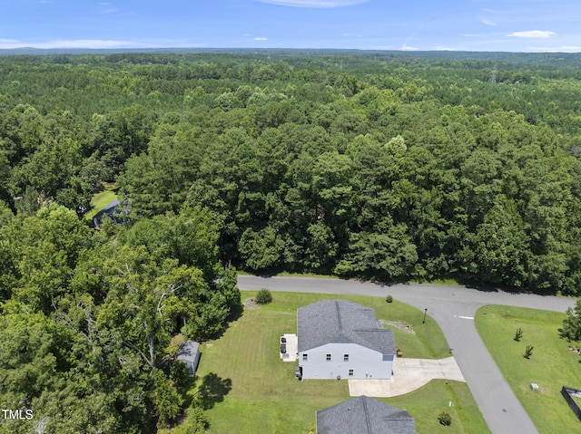702 Pitch Pine Dr, Creedmoor, NC 27522 - bird's eye view of a heavily wooded area