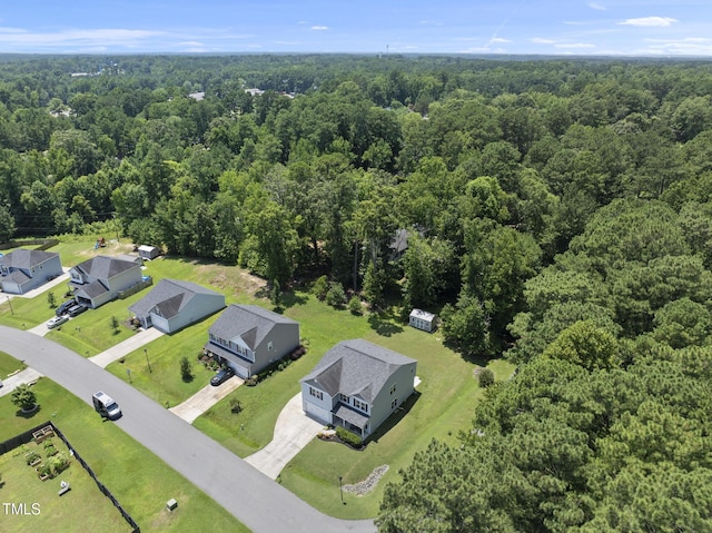 702 Pitch Pine Dr, Creedmoor, NC 27522 - drone / aerial view of a forest