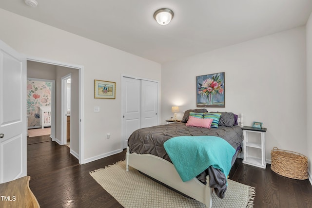 2626 Nassau Trce, Fuquay Varina, NC 27526 - bedroom with wood finished floors and a closet