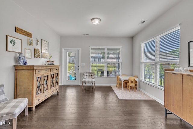 2626 Nassau Trce, Fuquay Varina, NC 27526 - living area with dark wood-style flooring