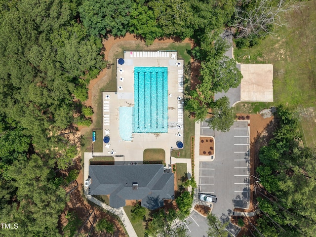 2626 Nassau Trce, Fuquay Varina, NC 27526 - bird's eye view of a pool area