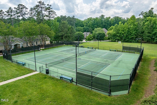 812 Bear Tree Crk, Chapel Hill, NC 27517 - view of tennis court
