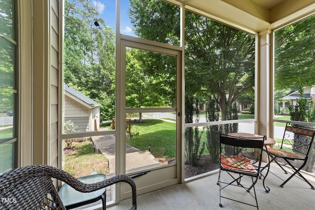 100 Tobacco Leaf Ln, Apex, NC 27502 - sunroom featuring healthy amount of natural light