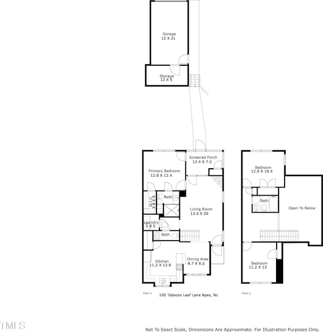 100 Tobacco Leaf Ln, Apex, NC 27502 - view of room layout