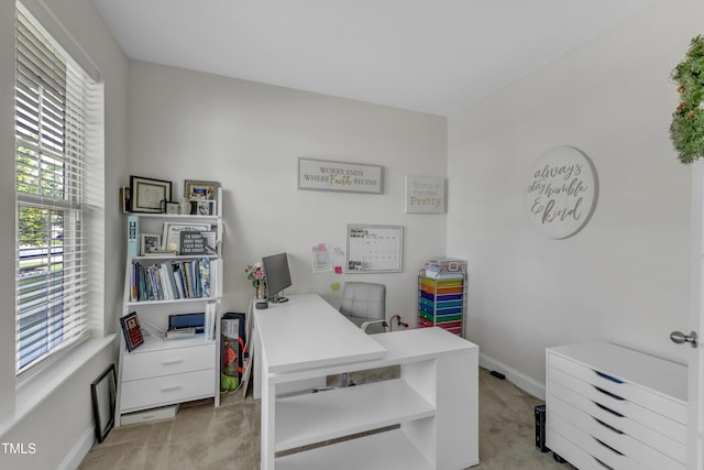 525 Willow Breeze Ct, Zebulon, NC 27597 - home office with light carpet