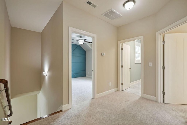 1962 Briar Chapel Pkwy, Chapel Hill, NC 27516 - hall with light carpet and baseboards