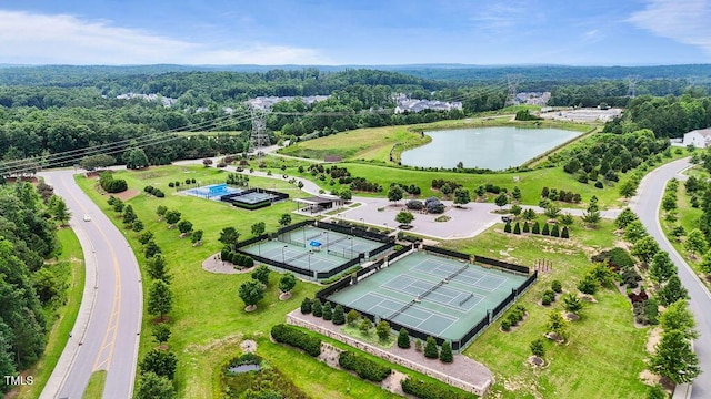 1962 Briar Chapel Pkwy, Chapel Hill, NC 27516 - aerial view of a heavily wooded area and a nearby body of water