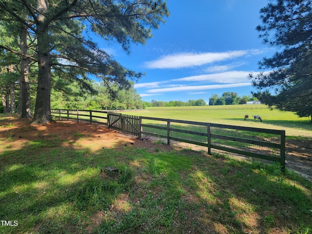 5760 Hesters Store Rd, Hurdle Mills, NC 27541 - view of yard with a view of countryside