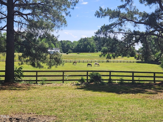 5760 Hesters Store Rd, Hurdle Mills, NC 27541 - view of yard featuring a view of rural / pastoral area