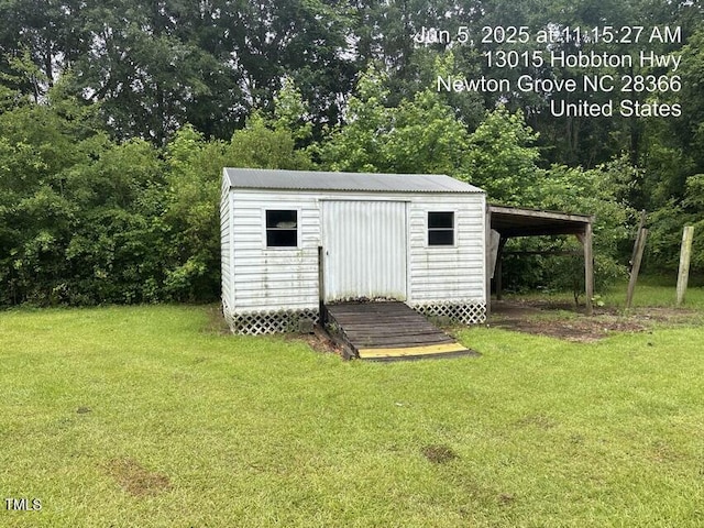 13015 Hobbton Hwy, Newton Grove, NC 28366 - view of shed