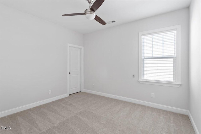 4940 Enlightenment Rd, Raleigh, NC 27616 - carpeted spare room with a ceiling fan and baseboards