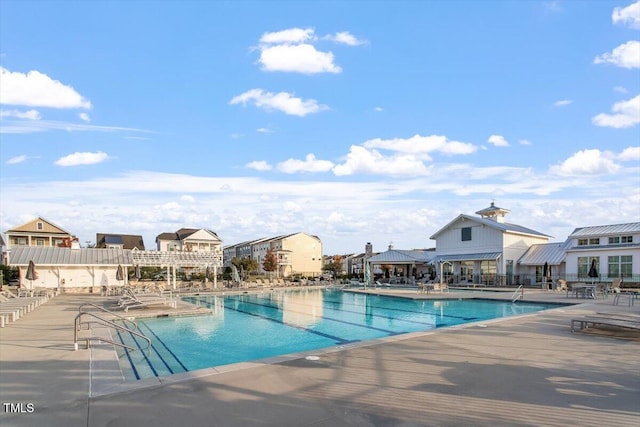 4940 Enlightenment Rd, Raleigh, NC 27616 - community pool featuring a patio area