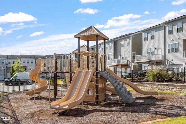 4940 Enlightenment Rd, Raleigh, NC 27616 - community jungle gym with a residential view
